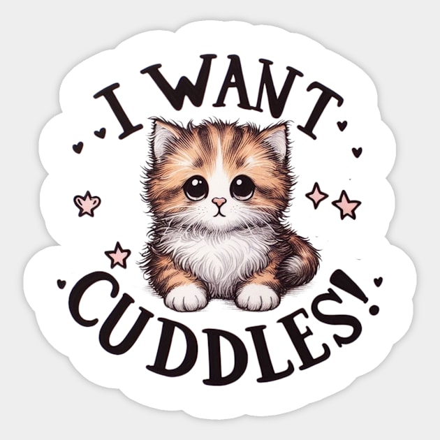 This Kitten Wants Cuddles! Sticker by Shawn's Domain